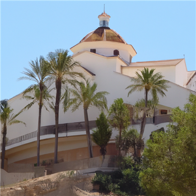 De Prachtige Kerk van San Vicente Ferrer in Benidorm